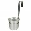 BAUHAUS Geländertopf Ø X H: 11 X 29 Cm, Metall, Silber
