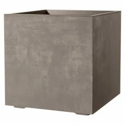 BAUHAUS Deroma Pflanzkübel Eckig Millennium Außenmaß (L X B X H): 49 X 49 X 49 Cm, Kunststoff, Sand