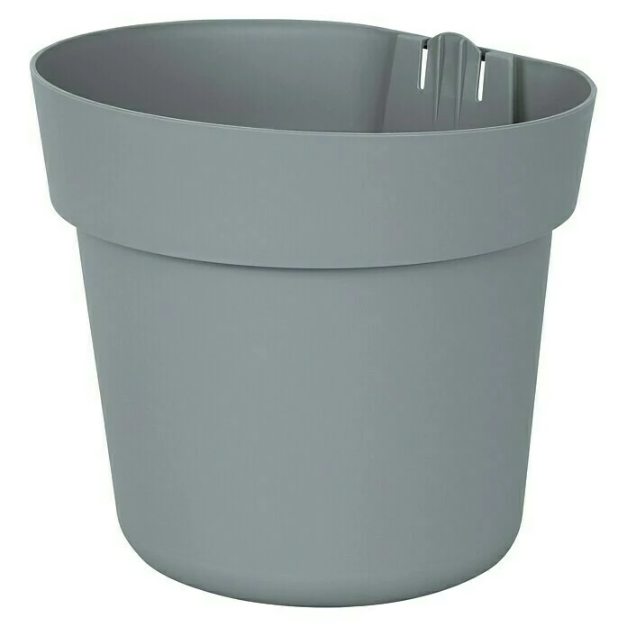 BAUHAUS Geli Regenrohr-Pflanzgefäß Conny Außenmaß (Ø X H): 16 X 16 Cm, Kunststoff, Betongrau