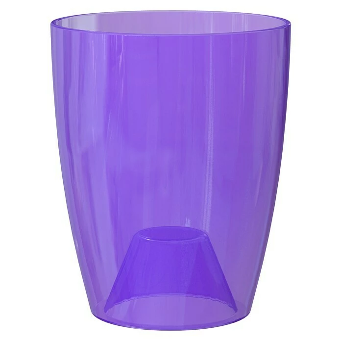 BAUHAUS Artevasi Orchideentopf Fiji Außenmaß (Ø X H): 12,5 X 15 Cm, Kunststoff, Lila