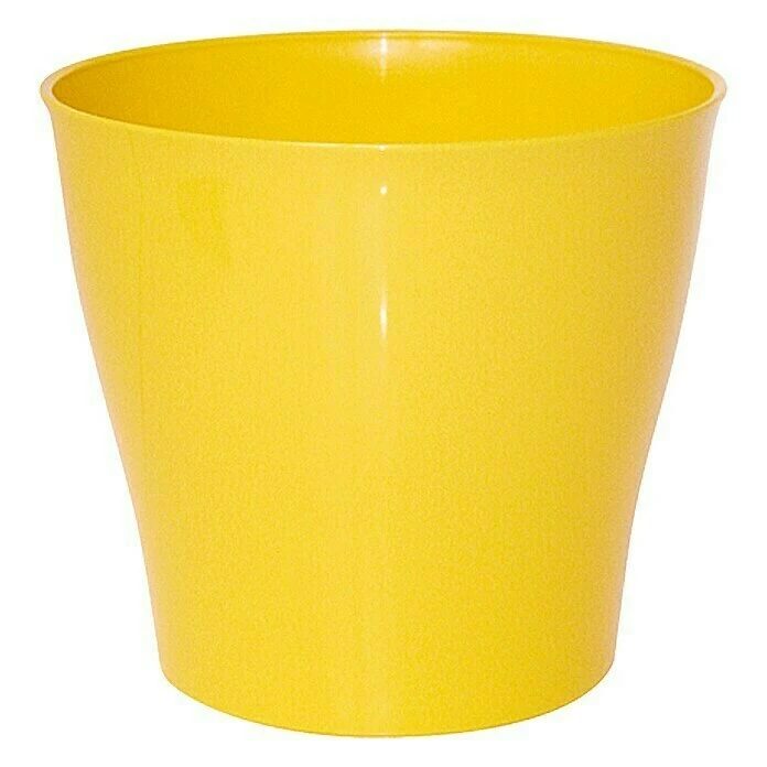BAUHAUS Geli Übertopf Rund Casablanca Max. Außendurchmesser: 12 Cm, Gelb