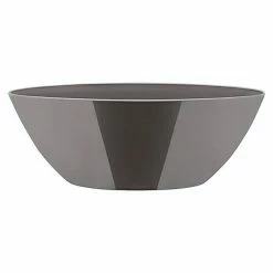 BAUHAUS Elho Brussels Diamond Schale Oval Außenmaß (L X B X H): 36 X 17 X 13 Cm, Kunststoff, Oyster Pearl, Glänzend