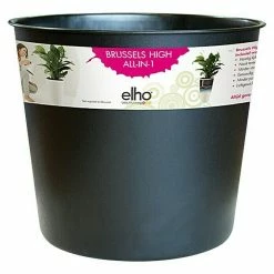 BAUHAUS Elho Brussels Diamond Pflanztopf-Einsatz Easy Insert Außenmaß (Ø X H): 32 X 28 Cm, Elho Brussels Diamond Übertopf Round High