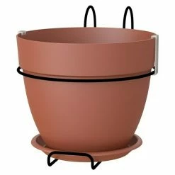 BAUHAUS Artevasi Capri Campana Geländertopf Außenmaß (Ø X H): 20 X 18,9 Cm, Kunststoff, Terrakotta