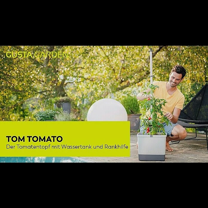 BAUHAUS Gusta Garden Pflanztopf Tom Tomato 28 X 35 X 136 Cm, Ausstattung: Bewässerungssystem – Bild 6