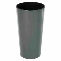 BAUHAUS Siena Garden Pflanzsäule Rund Lille 30 X 57 Cm, Kunststoff, Anthrazit