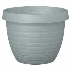 BAUHAUS Scheurich Pflanztopf Country Star Außenmaß (Ø X H): 48 X 36,7 Cm, Kunststoff, Grau