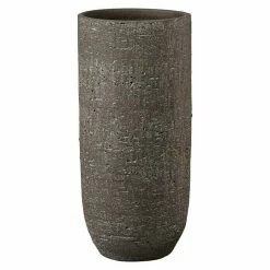 BAUHAUS SK Vase Portland Ø X H: 22 X 50 Cm, Braun, Keramik
