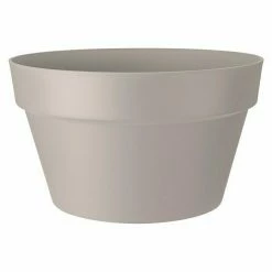 BAUHAUS Elho Loft Urban Pflanzschale Rund Außenmaß (Ø X H): 35 X 20,2 Cm, Kunststoff, Grau