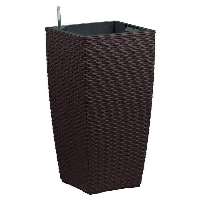 BAUHAUS Poétic Casa Mesh Pflanzensäule Außenmaß (L X B X H): 30 X 30 X 57 Cm, Kunststoff, Mokka