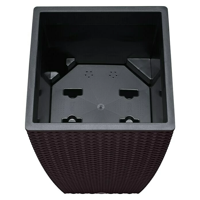 BAUHAUS Poétic Casa Mesh Pflanzensäule Außenmaß (L X B X H): 30 X 30 X 57 Cm, Kunststoff, Mokka – Bild 4