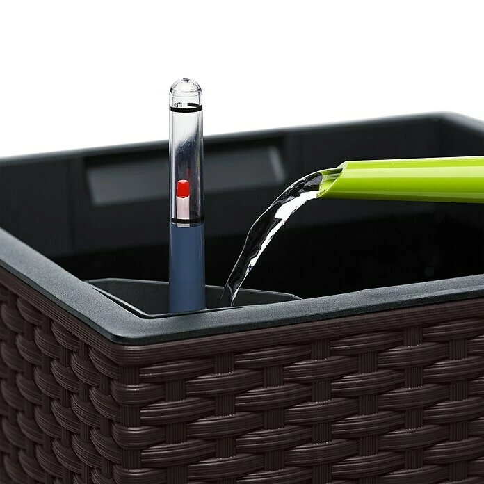 BAUHAUS Poétic Casa Mesh Pflanzensäule Außenmaß (L X B X H): 30 X 30 X 57 Cm, Kunststoff, Mokka – Bild 5