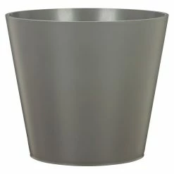 BAUHAUS Scheurich Übertopf Rund Purista Außenmaß (Ø X H): 30 X 24,2 Cm, Nero, Kunststoff