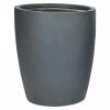 BAUHAUS Mega Collections Glasgow Pflanztopf Außenmaß (Ø X H): 42 X 52 Cm, Verbundwerkstoff, Dunkelgrau