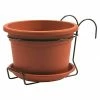 BAUHAUS Geländertopf Ø X H: 14 X 20 Cm, Terrakotta