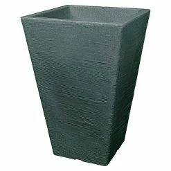 BAUHAUS Geli Pflanzvase Livorno Kunststoff, Anthrazit