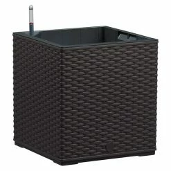 BAUHAUS Poétic Casa Mesh Pflanzkasten Außenmaß (L X B X H): 30 X 30 X 31 Cm, Kunststoff, Granit