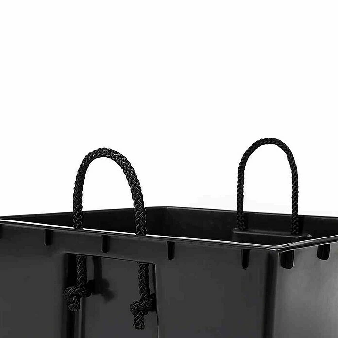 BAUHAUS Siena Garden Pflanzsäule Eckig Paris Außenmaß (L X B X H): 30 X 30 X 57 Cm, Kunststoff, Graphit – Bild 6