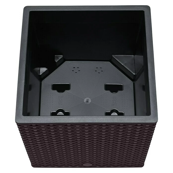 BAUHAUS Poétic Casa Mesh Pflanzkasten Außenmaß (L X B X H): 30 X 30 X 31 Cm, Kunststoff, Mokka – Bild 3