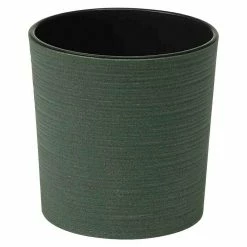 BAUHAUS Siena Garden Pflanztopf Lens Eco Außenmaß (Ø X H): 30 X 30,5 Cm, Kunststoff, Grün