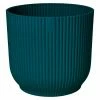 BAUHAUS Elho Pflanztopf Vibes Fold Außenmaß (Ø X H): 16 X 15 Cm, Kunststoff, Tiefblau