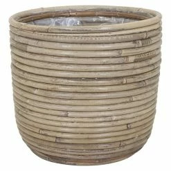 BAUHAUS A.H.G. Pflanztopf Außenmaß (Ø X H): 20 X 22 Cm, Naturmaterialien, Natur