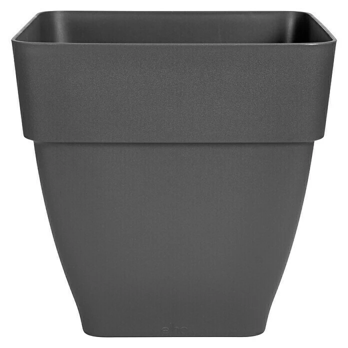 BAUHAUS Elho Pflanzkübel Eckig Vibia Campana Außenmaß (L X B X H): 36 X 36 X 35 Cm, Kunststoff, Anthrazit