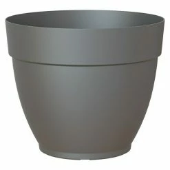 BAUHAUS Artevasi Capri Campana Pflanztopf Außenmaß (Ø X H): 50 X 42 Cm, Kunststoff, Anthrazit