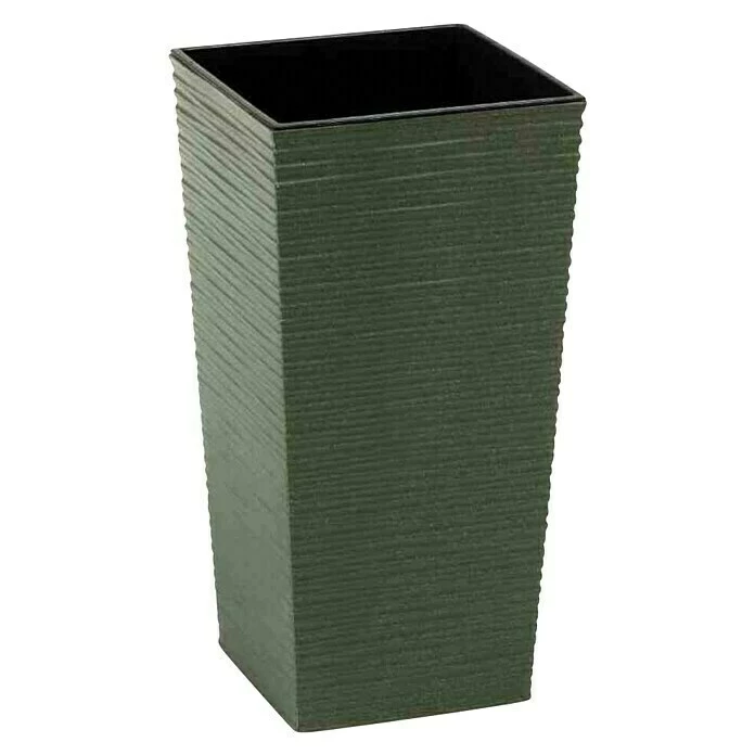 BAUHAUS Siena Garden Pflanzsäule Eckig Set Nizza Eco 2 X Pflanzsäule 30 X 30 X 57 Cm, Kunststoff, Grün – Bild 2