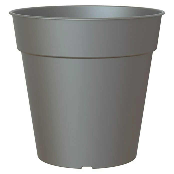 BAUHAUS Artevasi Madagascar Pflanztopf Außenmaß (Ø X H): 30 X 28,5 Cm, Kunststoff, Anthrazit