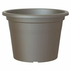 BAUHAUS Artevasi Venezia Pflanztopf Cilindro Außenmaß (Ø X H): 45 X 31,8 Cm, Kunststoff, Bronze