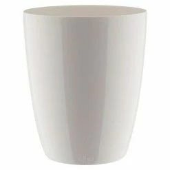BAUHAUS Elho Brussels Diamond Orchideentopf High Außenmaß (Ø X H): 12,5 X 15 Cm, Kunststoff, Weiß