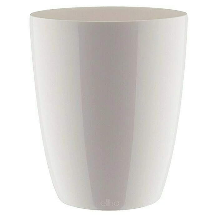 BAUHAUS Elho Brussels Diamond Orchideentopf High Außenmaß (Ø X H): 12,5 X 15 Cm, Kunststoff, Weiß