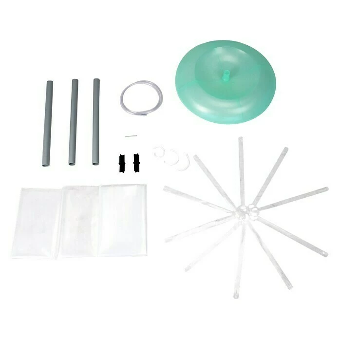 BAUHAUS KHW Tomatengewächshaus Tomatenhut & Pflanztopf 49 X 120 Cm, Kunststoff, Grau/Grün – Bild 3