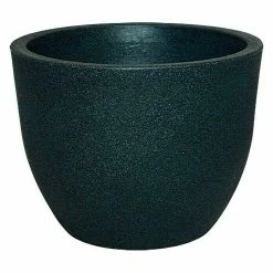 BAUHAUS Geli Pflanztopf Rimini Max. Außendurchmesser: 60 Cm, Höhe: 45,5 Cm, Kunststoff, Anthrazit