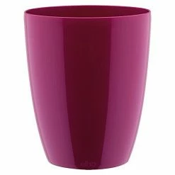 BAUHAUS Elho Brussels Diamond Orchideentopf High Außenmaß (Ø X H): 12,5 X 15 Cm, Kunststoff, Kirsche