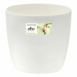 BAUHAUS Elho Brussels Orchideentopf Außenmaß (Ø X H): 16 X 15 Cm, Transparent