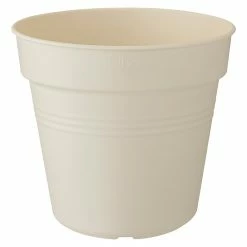 BAUHAUS Elho Green Basics Pflanztopf Max. Außendurchmesser: 15 Cm, Kunststoff, Weiß