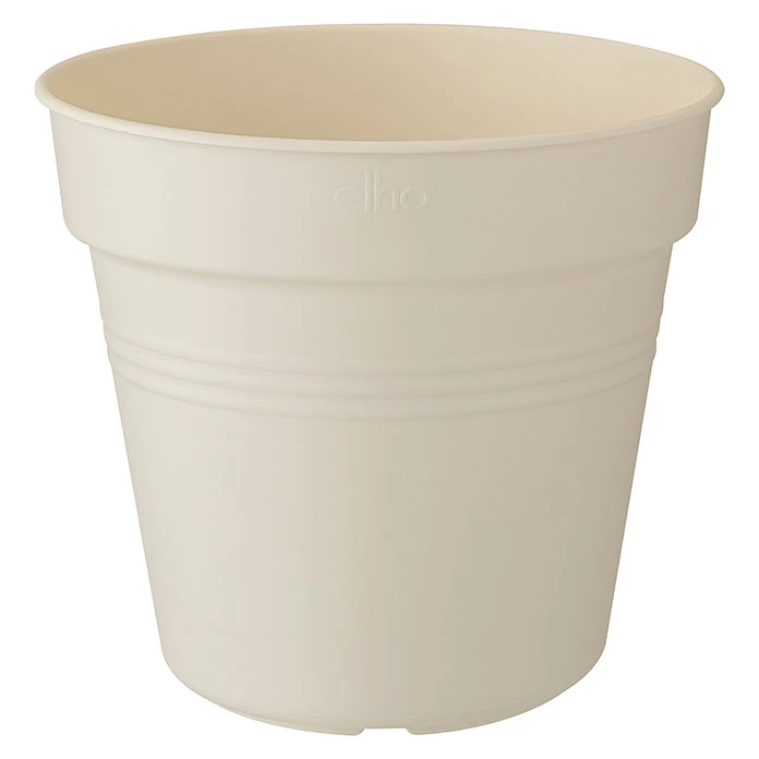 BAUHAUS Elho Green Basics Pflanztopf Max. Außendurchmesser: 15 Cm, Kunststoff, Weiß